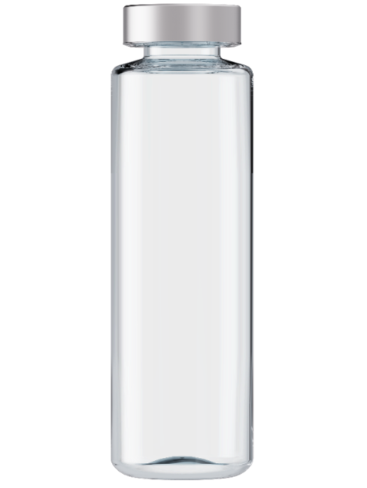 water bottle 840 ml clear by danskvand